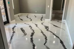 metallic epoxy flooring ideas