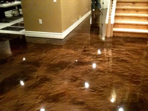 metallic epoxy floor