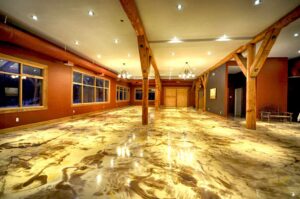 metallic epoxy flooring ideas